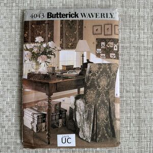 BUTTERICK SEWING PATTERN 4043 HOME OFFICE ACCESSORIES Home Decor UNCUT